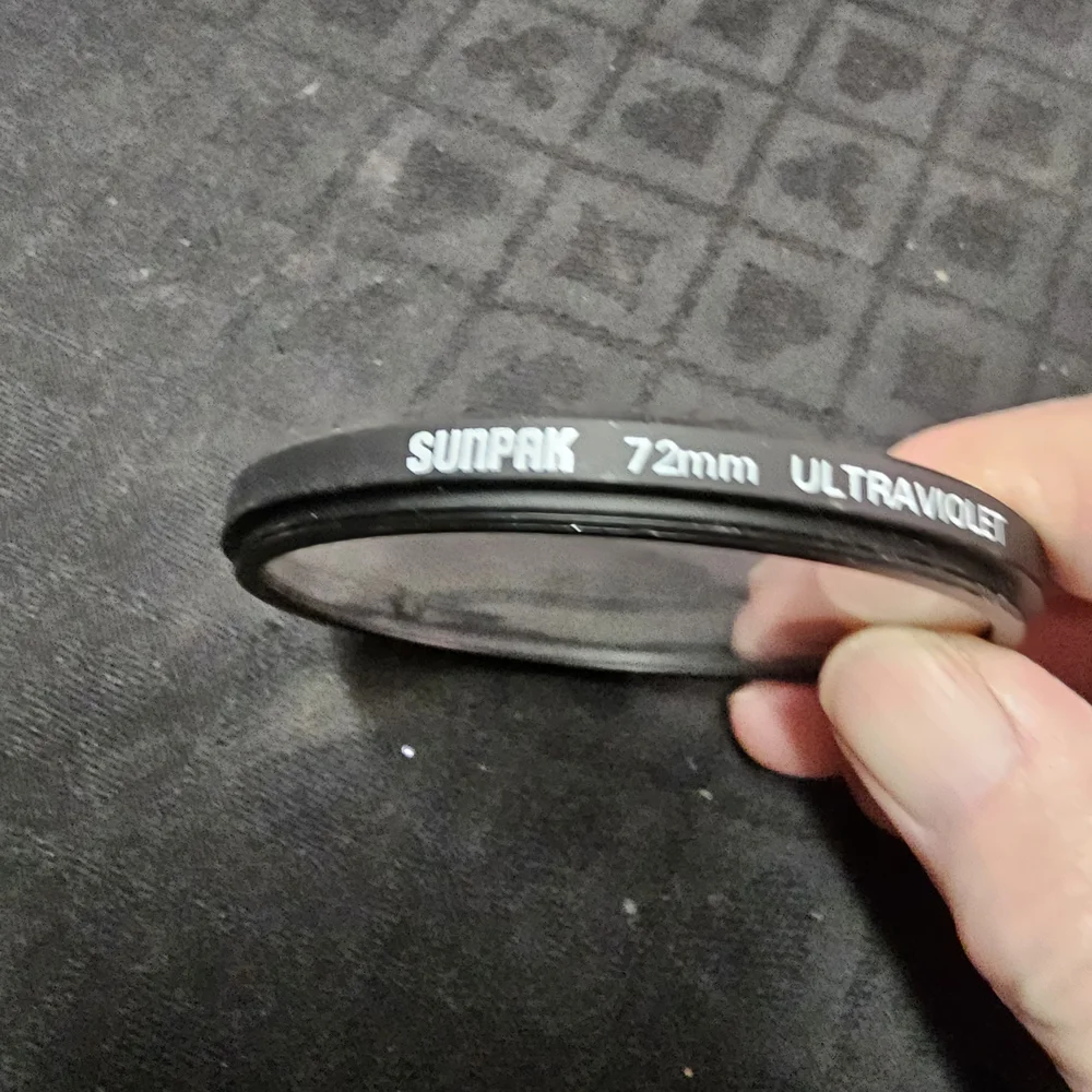 Sunpak 72mm Ultraviolet Filter - Black